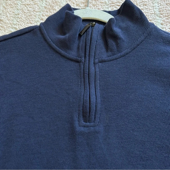 NWT U.S. Polo Assn. Pullover Sweatshirt Ribbed Small Pony Size Medium 1/4 zip - Picture 5 of 10